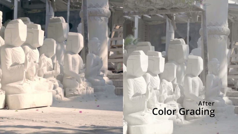 Pagoda Color Grading